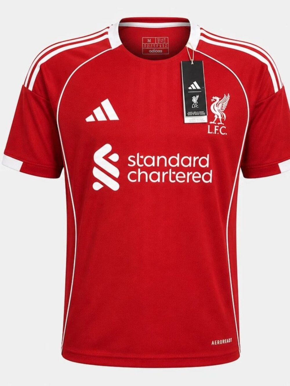 adidas Liverpool FC 25/26 Home Jersey Red Size M JV6423 NWT